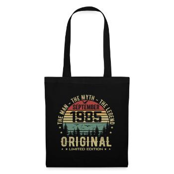 Original Birthday 1985 - September 1985 Gift - Tote Bag - black - Front