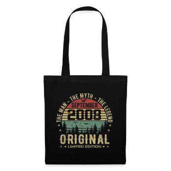 Original Anniversary 2008 - September 2008 Gift - Tote Bag - black - Front