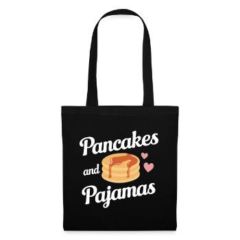 Pancakes Breakfast Food Pancake - Tote Bag - black - Front