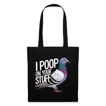 Pigeon Pigeons Animal Bird - Tote Bag - black - Front