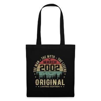 Gift for the 23rd Anniversary Original March 2002 - Tote Bag - black - Front