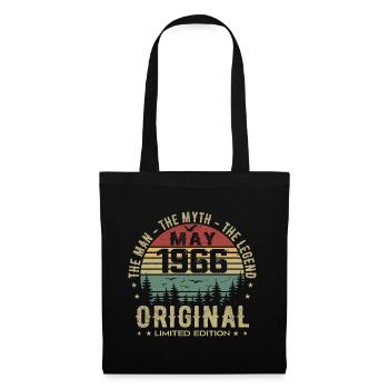 May 1966 59th Anniversary Gift May 1966 May 1966 - Tote Bag - black - Front