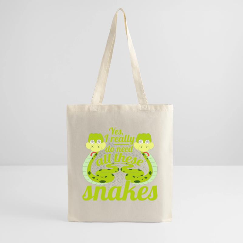 I Really Do Need All These Snakes Python Snake Tote Bag