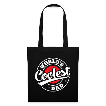 World's Coolest Dad Promoted to Father - Tote Bag - black - Front