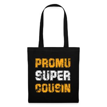 Promu Super Cousin Cadeau Rigolo Homme Cousin - Sac en tissu - noir - Devant