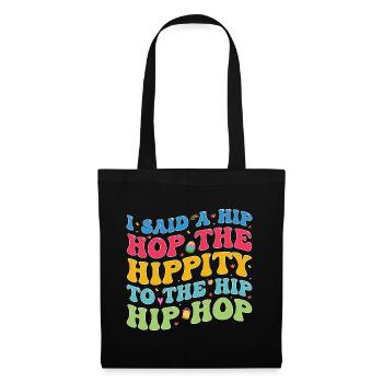 Happy Easter with the Easter Bunny - Tote Bag - black - Front