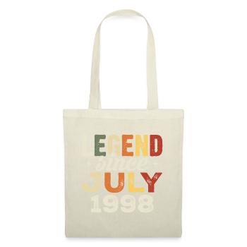 Cadeau d’anniversaire de juillet 1998 Anniversaire de juillet 1998 - Sac en tissu - nature - Devant