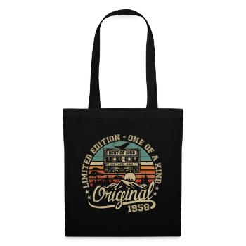 Vintage 1958 Birthday Gift 1958 Retro 1958 - Tote Bag - black - Front