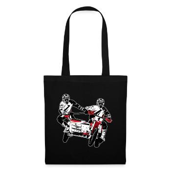 Sidecarcross - sidecar moto cross - Tote Bag - black - Front
