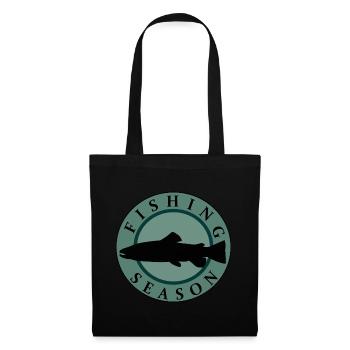 Fishing, Fishing Hook, Men, Funny, Fishing, Fish - Tote Bag - black - Front