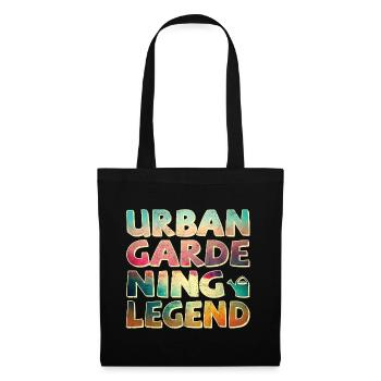 Urban gardening legend - Tote Bag - black - Front