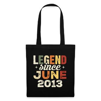 Juin 2013 Cadeau d’anniversaire Juin 2013 Juin 2013 - Sac en tissu - noir - Devant