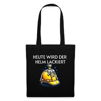 Beer - Today the helmet is painted Toast - Tote Bag - black - Front