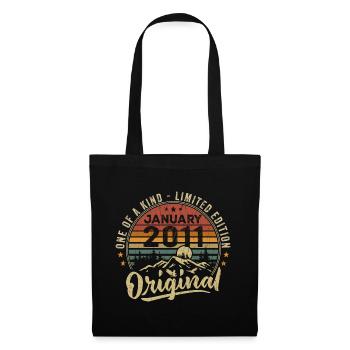 January 2011 | Birthday Born In January 2011 - Tote Bag - black - Front