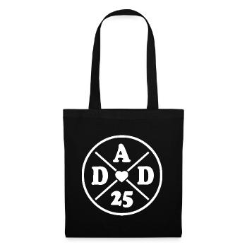 Dad 2025 - Stoffbeutel - Schwarz - Vorne