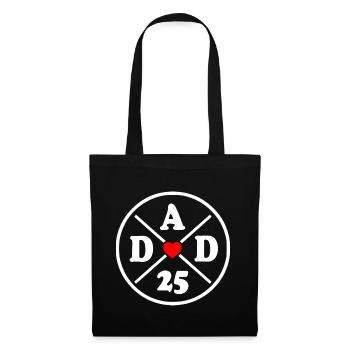 Dad 2025 - Stoffbeutel - Schwarz - Vorne