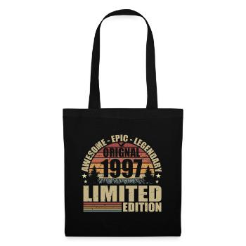 1997 Anniversaire 1997 tenue vintage 1997 Chemise - Sac en tissu - noir - Devant