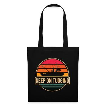 Schlepper Schleppboot Tug Life - Sac en tissu - noir - Devant