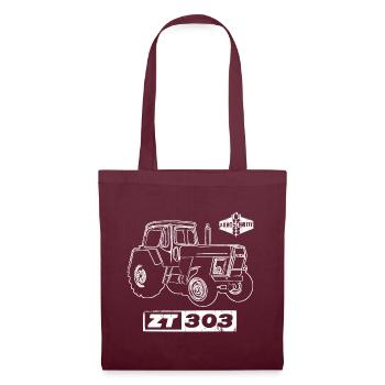 PROGRÈS Tracteur ZT 303 - DDR Machines agricoles - Sac en tissu - bordeaux - Devant