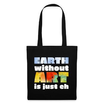 Professeur d’art Drôle de dicteur Cours d’art Cours d’art - Sac en tissu - noir - Devant
