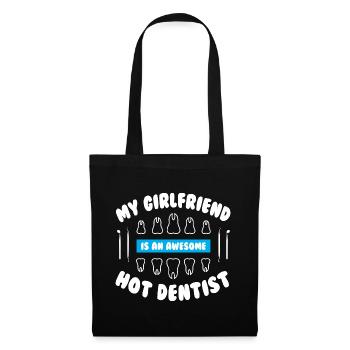 My Girlfriend Hot Dentist - Tote Bag - black - Front