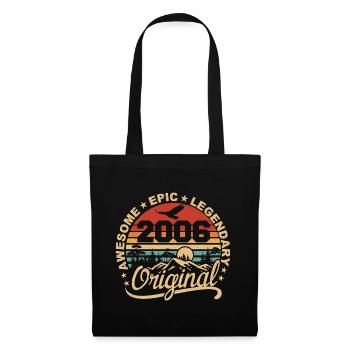 Original 2006 Retro 2006 Birthday Gift 2006 - Tote Bag - black - Front