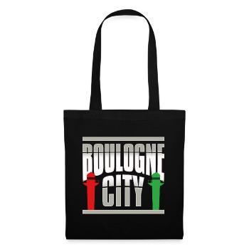 Boulogne city Côte d'opale Boulogne sur mer ch'ti - Sac en tissu - noir - Devant