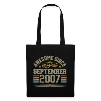 September 2007 Gift Built in September 2007 - Tote Bag - black - Front