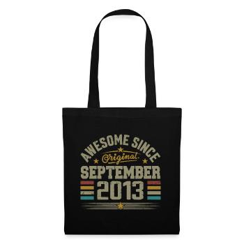 Gift September 2013 Built in September 2013 - Tote Bag - black - Front