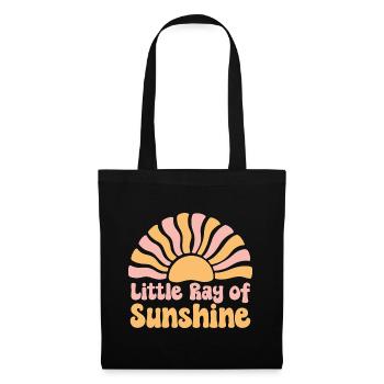 Petit rayon de soleil - Sac en tissu - noir - Devant