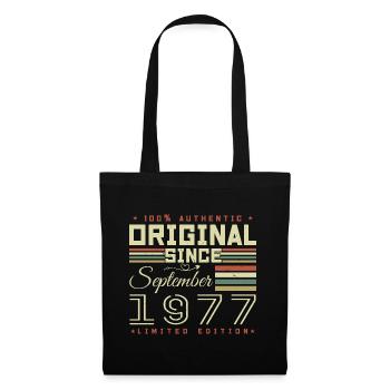 September 1977 September 48th Anniversary Limited Edition - Tote Bag - black - Front