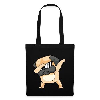 Dabbing Dab Pug Dogs - Tote Bag - black - Front