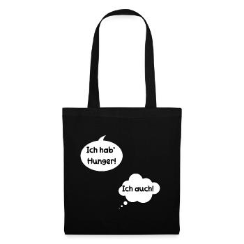 Lustiges Design für schwangere Frauen - Stoffbeutel - Schwarz - Vorne