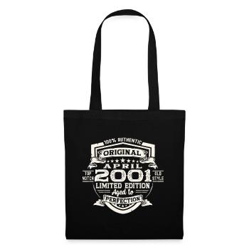22 Birthday Man Original April Born 2001 - Tote Bag - black - Front