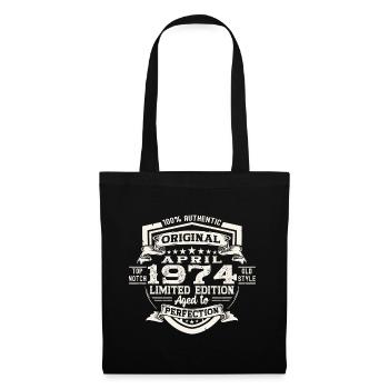 49 Birthday Man Original April Born 1974 - Tote Bag - black - Front