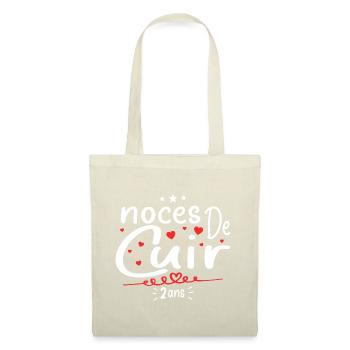 Noces de Cuir - Sac en tissu - nature - Devant