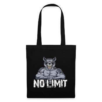 Musculation Musculation Renforcement musculaire Perte de graisse sans limite - Sac en tissu - noir - Devant