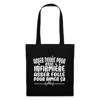 unique and original gift idea for a Nurse - Tote Bag - black - Front