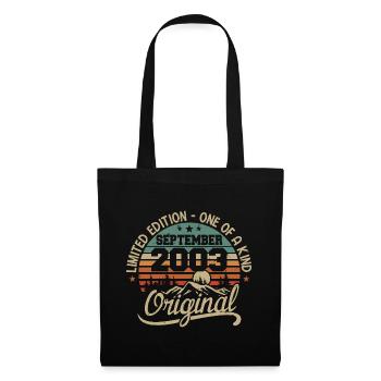 Birthday September 2003 Gift September 2003 - Tote Bag - black - Front