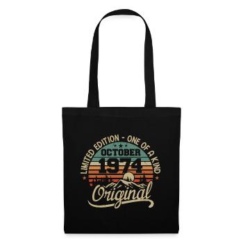 October 1974 - Legends Are Born In October 1974 - Tote Bag - black - Front