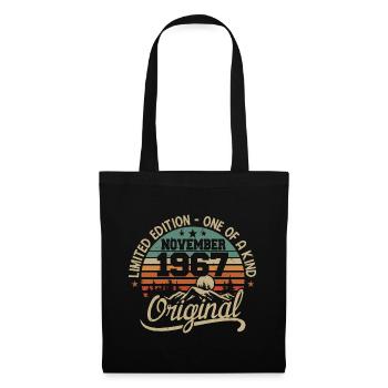 Retro November - November 1967 Birthday Gift - Tote Bag - black - Front