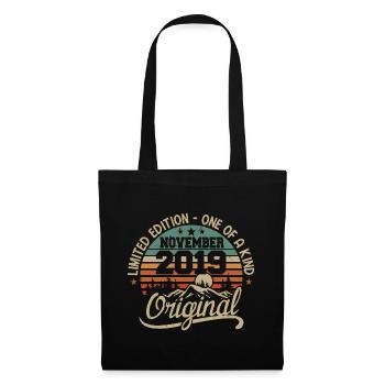 Retro November - November 2019 Birthday Gift - Tote Bag - black - Front