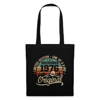 Original 49th Anniversary Gift, December 1976 - Tote Bag - black - Front