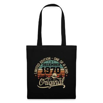 Original 55th Anniversary Gift, December 1970 - Tote Bag - black - Front