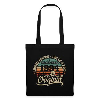Original Cadeau Anniversaire 31 ans, Décembre 1994 - Sac en tissu - noir - Devant