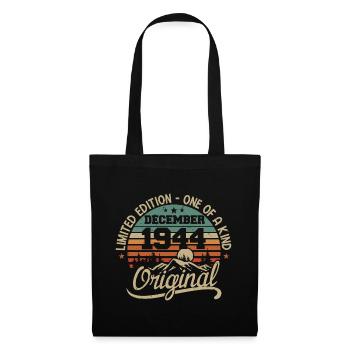 Original 81st Birthday Gift, December 1944 - Tote Bag - black - Front