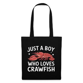 Homards, crabes, crevettes, fruits de mer - Sac en tissu - noir - Devant