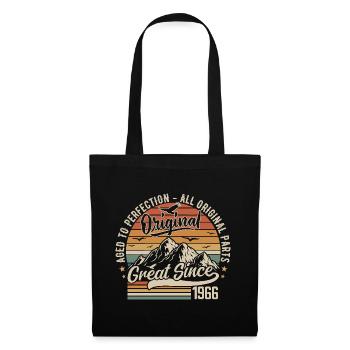Vintage Born in 1966 | 59th Anniversary Gift 1966 - Tote Bag - black - Front