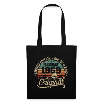 Born In February 1969 Vintage Gift - February 1969 - Tote Bag - black - Front