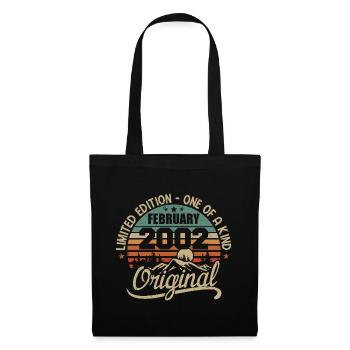 Born In February 2002 Vintage Gift - February 2002 - Tote Bag - black - Front